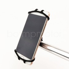 Black Motorcycle Bike Cell Phone Holder For Honda Yamaha Suzuki Kawasaki