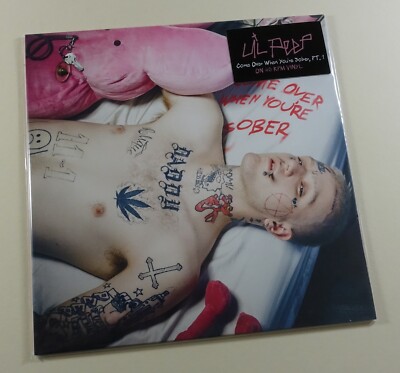 LIL PEEP Come Over When You re Sober PINK & CLEAR COLOR Vinyl LP Record NEW MINT