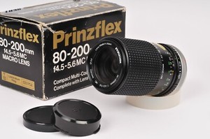 Prinzflex (Miranda) 80-200 f/4.5-5.6 Zoom Lens in Canon FD Mount