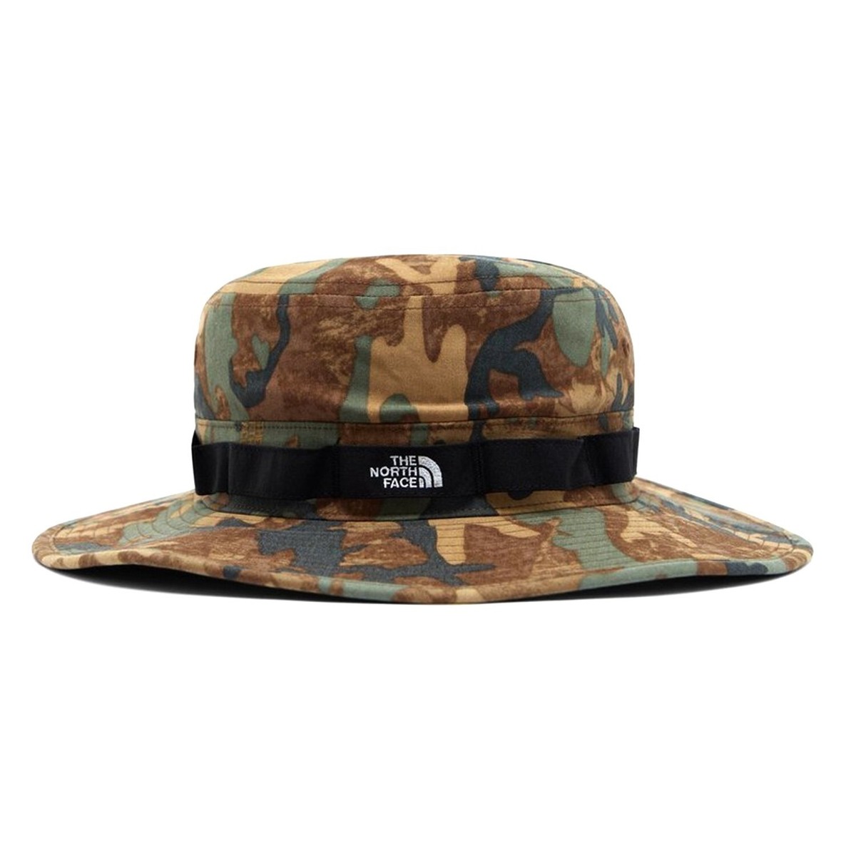 The North Face Mens Class V Brimmer Hat Kelp Tan TNF Camo