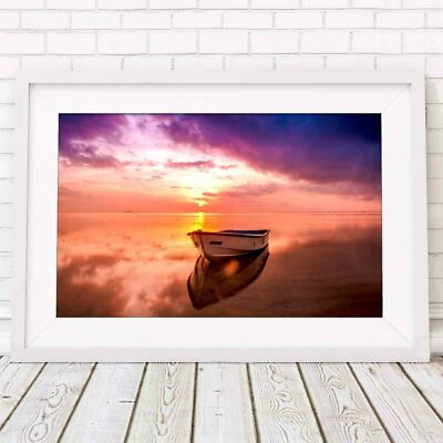 501244 SUNSET PARADISE - Ocean   **** 16x12 WALL PRINT POSTER