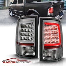 2009-2018 For Dodge Ram 1500 2500 3500 Led Light Bar Chrome Tail Light Lr