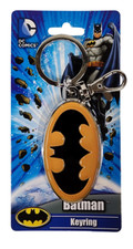 The Batman Logo Symbol Pewter Keychain Key Chain Clip New DC Comics NEW