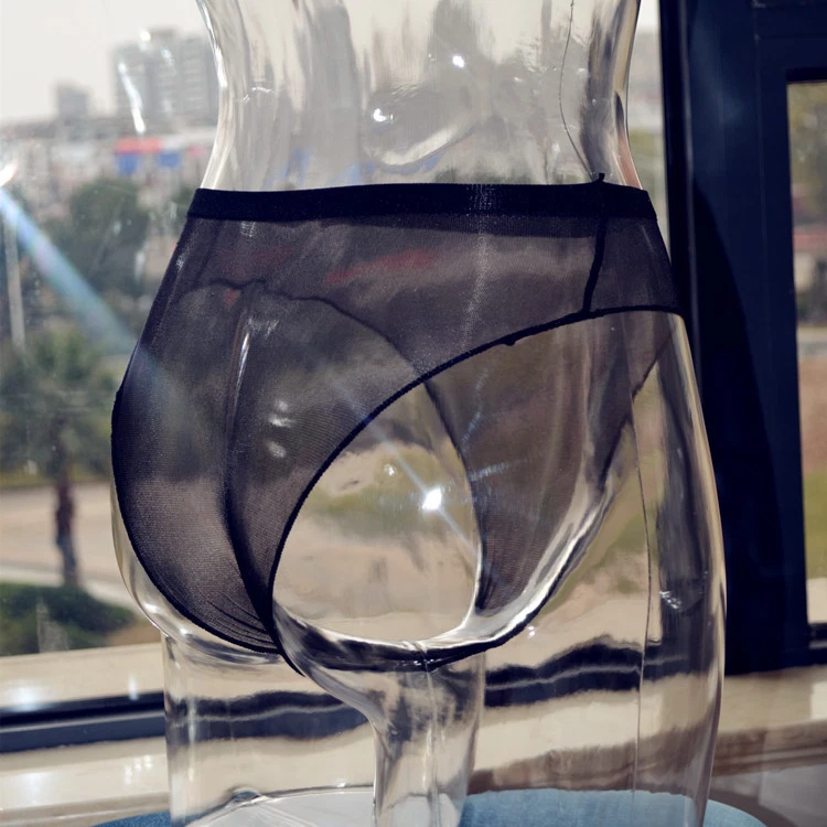 Slip sexy uomo donna trasparente perizoma perizoma tanga intimo hipster mutande - Immagine 3 di 4