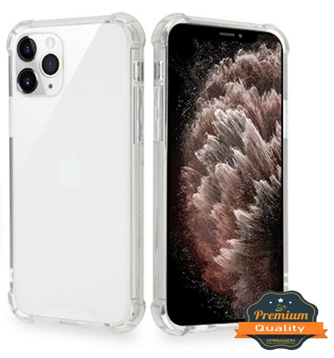 Apple iPhone 11 / Pro / Max Phone Case Silicone Gel Clear