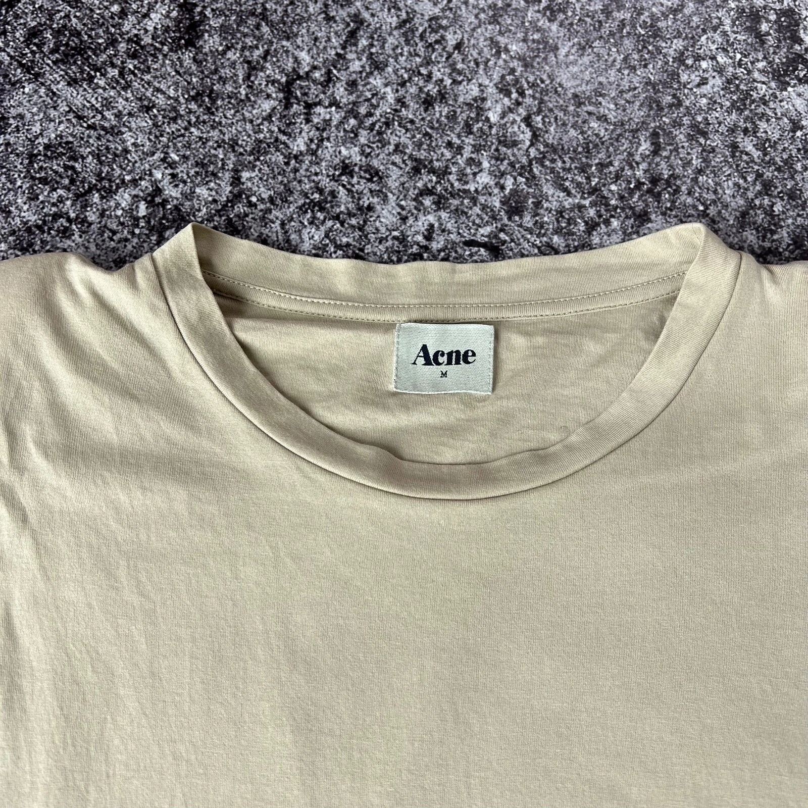 Abito Acne Studios Nero Leggero Df S S 09 Beige Taglia M