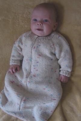 Knitting Pure & Simple Pattern 103 Baby Sleeping Bag 0-12 months