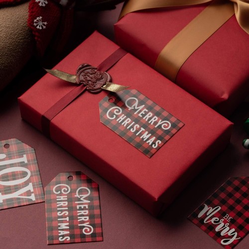 Rollo de papel Kraft rojo duradero de 24" x 100' - sin pliegues, ideal para regalos y manualidades - Imagen 8 de 8