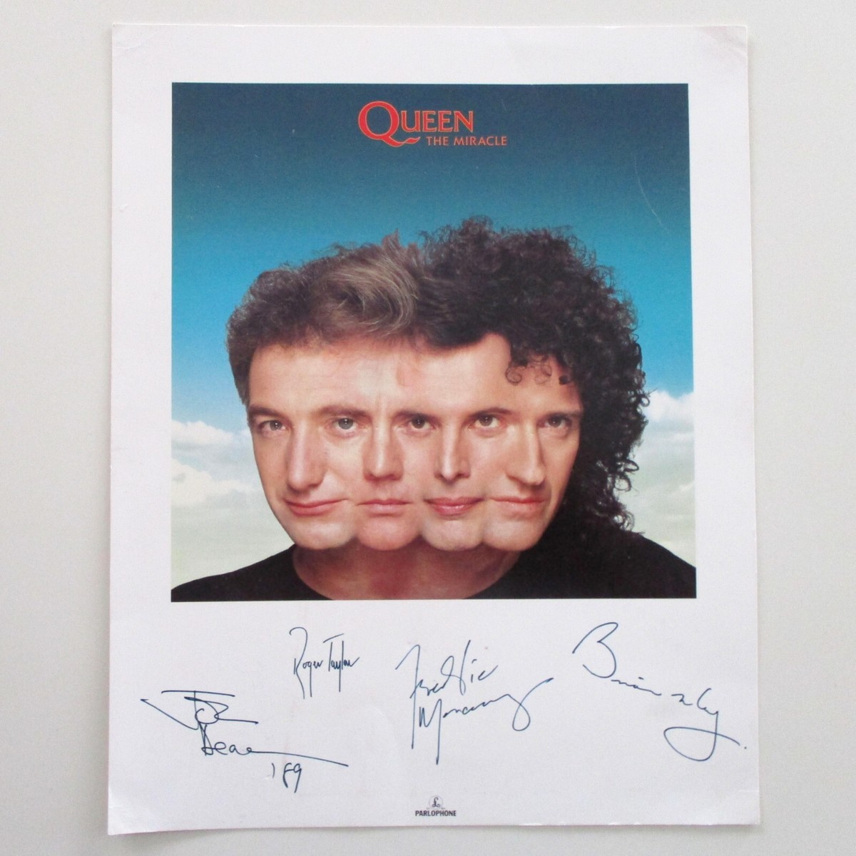 Queen 'The Miracle' 1989 Parlophone Promotional Pre-Signed