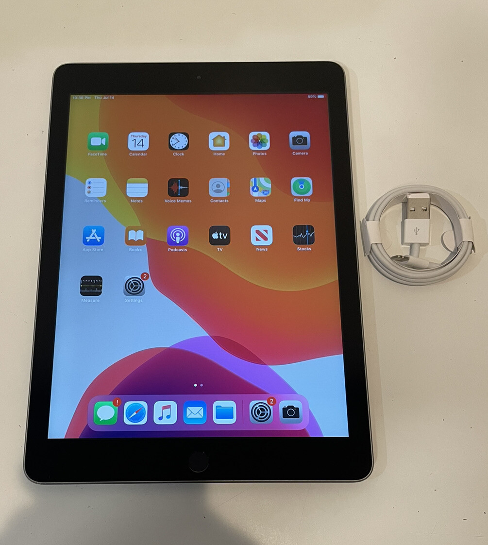 Apple iPad 5th Gen 32GB, Wi-Fi, 9.7 inch Tablet - Space Gray - No