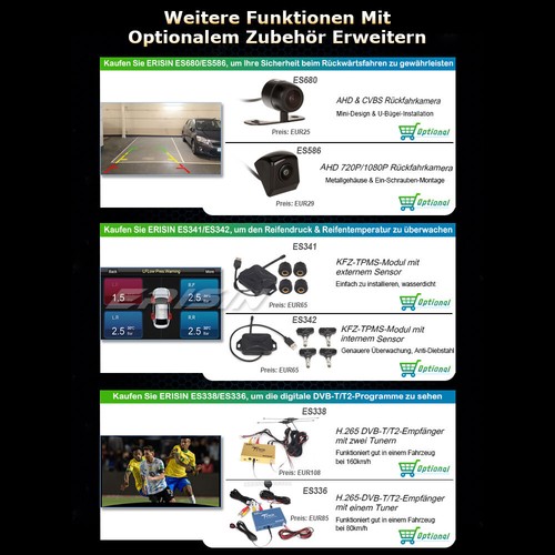 Android 13 DAB+ Autoradio Navi Für VW Golf 5/6 Tiguan Touran T5 EOS Passat Caddy - Bild 17 von 18