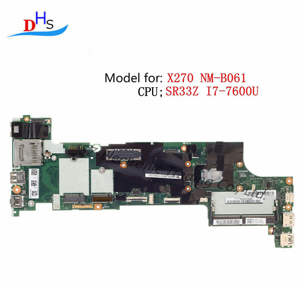 For Lenovo ThinkPad X270 Laptop Motherboard NM-B061 CPU i7 For Lenovo ThinkPad X270 Laptop Motherboard NM-B061 CPU i7