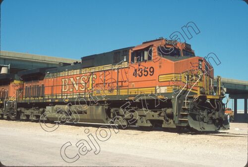 Original Slide- BNSF C44-9W 4359 At Galesburg, IL. 8/23 - Photo 1 sur 1