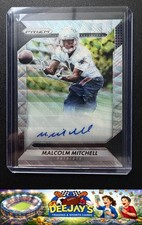 2016 Panini Prizm #RA-MML Malcolm Mitchell Rookie Auto Blue Wave /149 Patriots