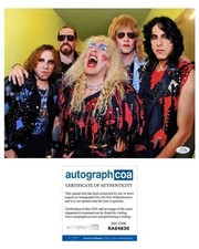 Twisted Sister Dee Snider Autograph Autographed 11x14 Photo 80s Hair Band ACOA