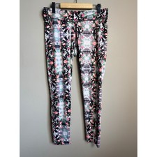 Adidas Climalite Kaleidoscope Print Leggings M Activewear Yoga Pants Athleisure