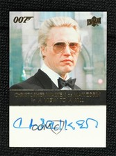 2025 UD James Bond Black Diamond Franchise Auto Christopher Walken as Max Zorin