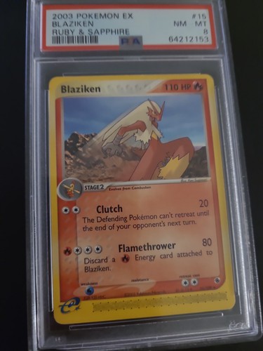 Blaziken graded PSA 8 for sale on eBay