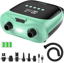Rechargeable 20PSI Electric Pump for Paddle Boards, Kayaks, and Tents