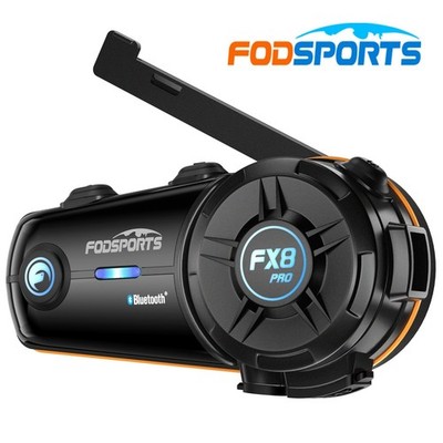 FX8 PRO Motorrad Helm Gegensprechanlage Fahrrad Bluetooth Headset Dual Chip FM