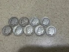 roosevelt silver dimes lot of 9 46-S, 47-S, 47-S, 48-S, 51S, 52S, 53S, 54S, 57D