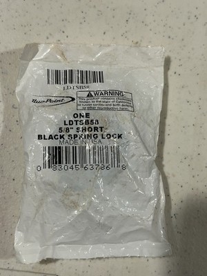 NOS. BLUE POINT TOOLS LDTSB58 5/8'' KURZE SCHWARZE FEDERVERRIEGELUNG FÜR AC-LEITUNGEN