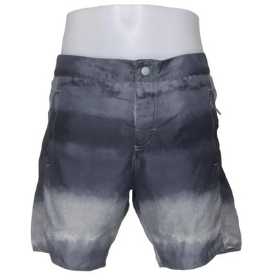 Coast to Coast, Badeshorts, Größe: L, Grau/Schwarz, Batik, Herren #DWw