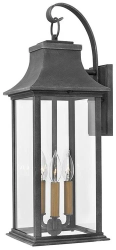 Hinkley Adair 24 1/2" High Aged Zinc Outdoor Wall Light - Picture 2 of 10