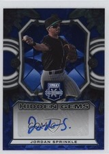 2023 Panini Elite Extra Edition Hidden Gems Blue Jordan Sprinkle Auto 12br