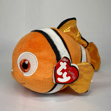 Ty Sparkle Disney Pixar Finding Nemo Beanie Babies Plush Small 2013