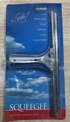 Ettore Master Stainless Steel Squeegee - Size 12 - # 11112 - New In Package