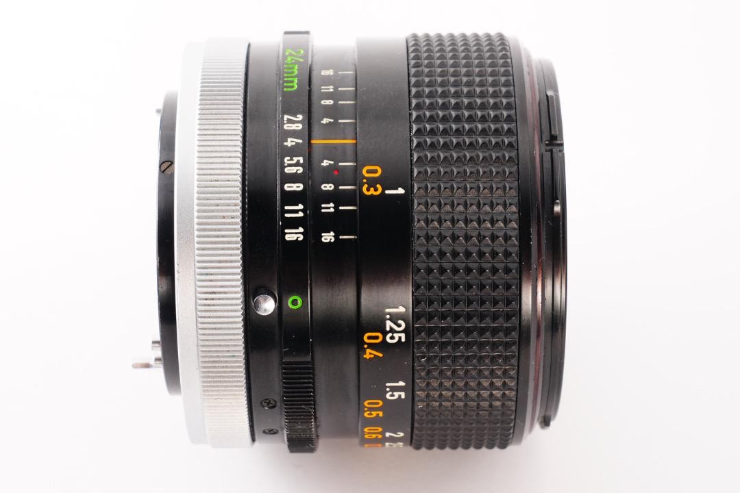 【極美品】Canon FD 24mm F2.8 S.S.C ⚪︎マーク 400 beautiful Canon FD 24mm F2.8 S.S.C mark 400 | eBay