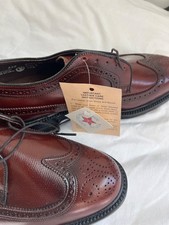 O'Sullivan Executive Men's Oxford Wingtips, Brown - 9.5 Made In USA
