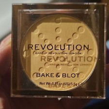 Revolution Bake & Blot Banana Face Powder Vegan Cruelty-Free 0.19oz 5.5g