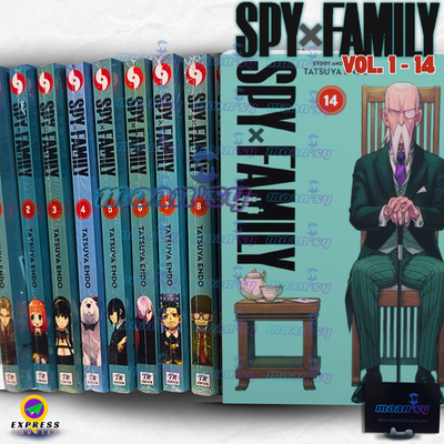 Spy x Family Volume 1-14 Manga English Full Set Comic Books New by