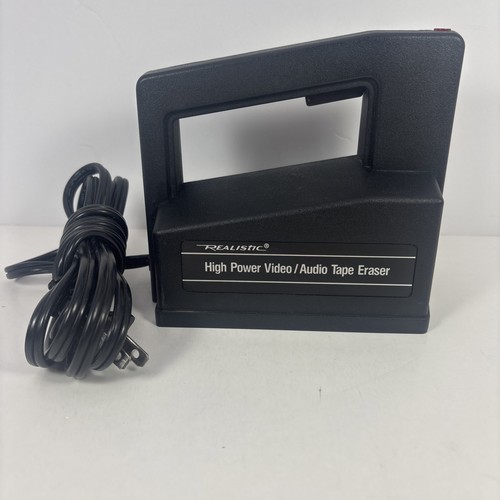 Vintage Realistic 44-233 High Power Video Audio Tape Eraser Radio Shack USA………..