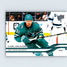 2025-26 Upper Deck Carl Grundstrom #394 San Jose Sharks
