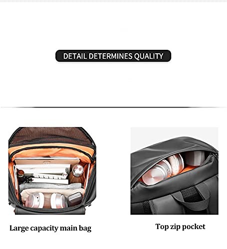 Men large capacity travel backpack,50L waterproof hiking trekking Backpack Wi... - Bild 6 von 9