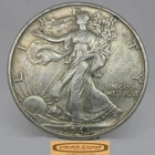 1943 Walking Liberty Half Dollar, 90% Silver - #C59222NQ