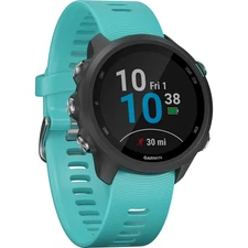 Garmin Forerunner 245 Music Silicone Smart Watch - Aqua (010-02120-32)