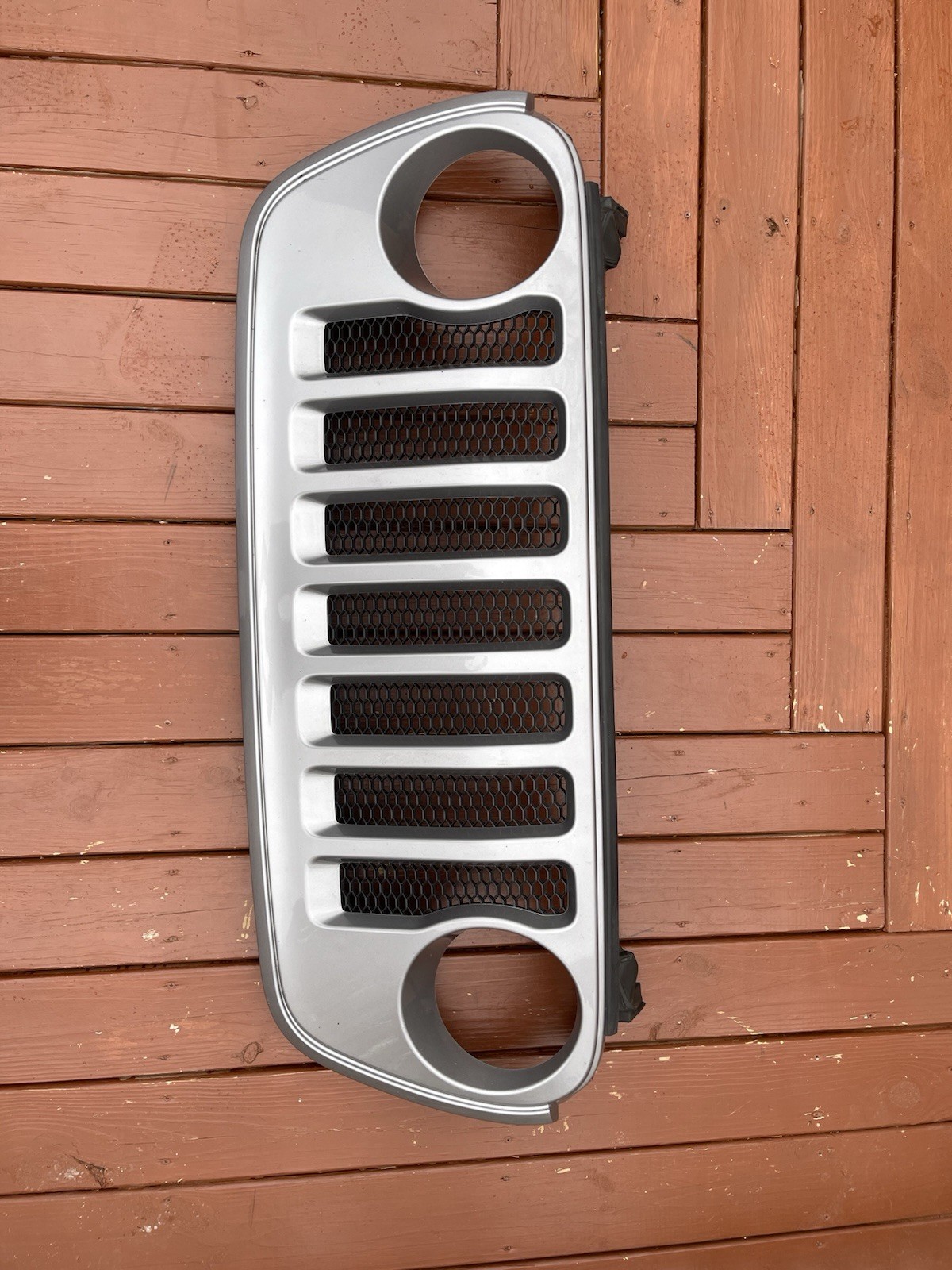 Jeep JT JL JLU Wrangler OEM Factory Grille Grey  Silver Gladiator 2018-23 Grill
