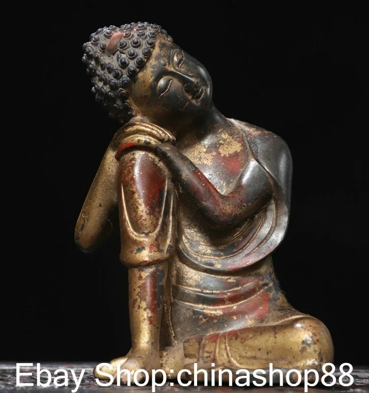 古董原始中国风青铜佛像和雕像| eBay