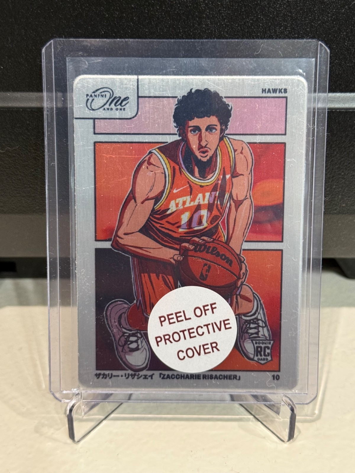 2024-25 Panini One And One Zaccharie Risacher Manga Case Hit SSP