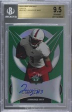 2019 Leaf Valiant Green 4/75 Jamarius Way #BA-JW1 BGS 9.5 GEM MINT Auto 0a2