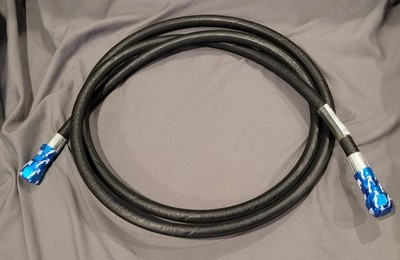 x2 78'' Long 10806 Semperit 3000psi Hydraulic Hose 1/4'' Brand New JIC Flare Ends