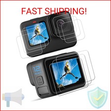 PCTC 9PCS Hero 12 11 10 9 Screen Protector Compatible with Go Pro Hero 12/Hero 1