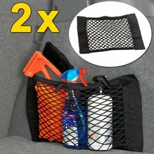 2x Universal Kofferraum Tasche PKW Auto Ablage Netz Stretch Fach Gepäck 40x25cm