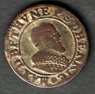 1637 Double Tournois Maximilien I Boisbelle Henrichemont