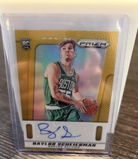 Baylor Scheierman 24-25 Prizm Deca Gold Auto 10/10 RC Celtics