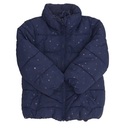 H&M, Winterjacke, Mädchen, Größe: 92, Blau, Polyester, Gepunktet #sSl